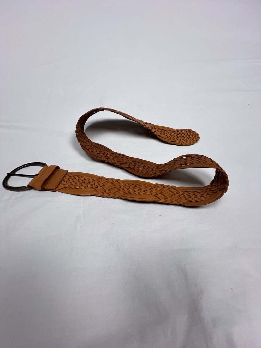 Banana Republic Genuine Leather Braided Belt Size M/M